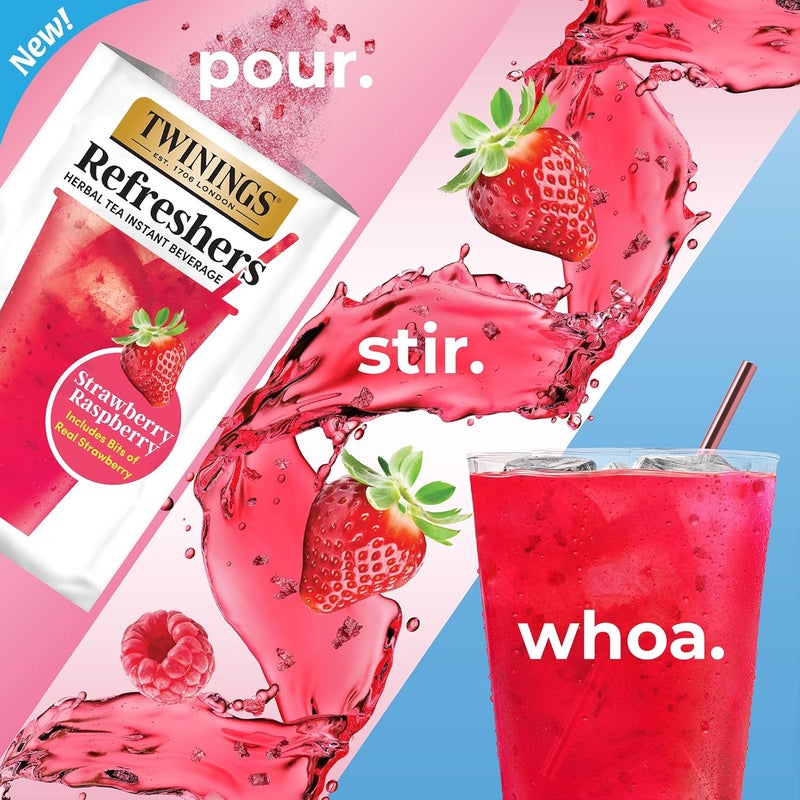 Twinings شاي الأعشاب المنعش بنكهة الفراولة والتوت من توينينغز، مشروب فوري، 5 قطع (عبوة من 6) - Image 3